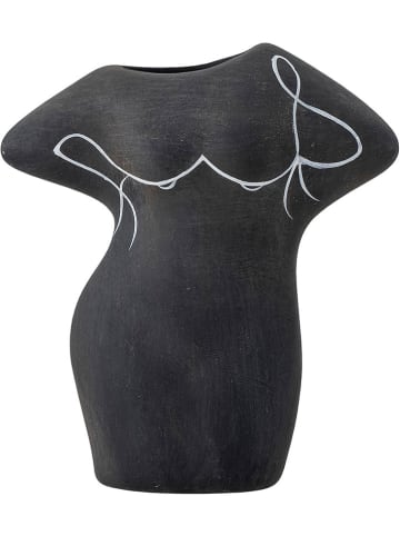 Bloomingville Vase "Lulu" in Schwarz - (B)14,5 x (H)16 cm