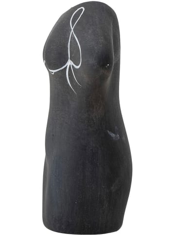 Bloomingville Vaas "Lulu" zwart - (B)14,5 x (H)16 cm