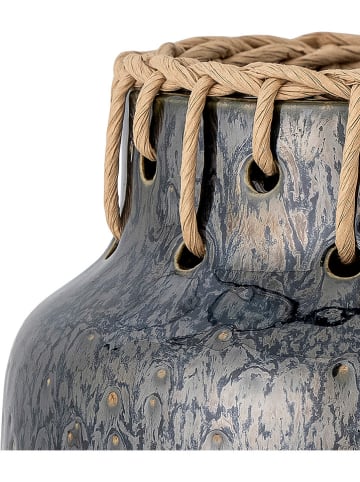 Bloomingville Vase ''Janel'' in Schwarz - (H)21 x Ø 17 cm