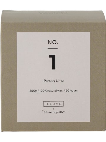 Bloomingville Geurkaars "NO.1-Parsley Lime" groen - 390 g
