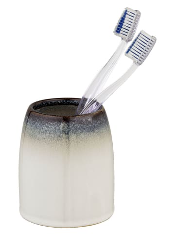Schöner Wohnen Kollektion Zahnputzbecher ''Osteto'' in Beige - (H)10 x Ø 8,5 cm