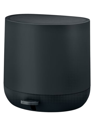 Schöner Wohnen Kollektion Treteimer "Pomino" in Schwarz - 4,5 l