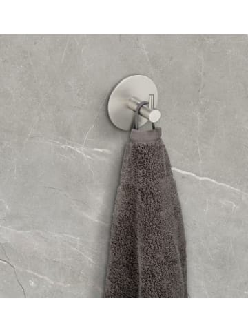 Schöner Wohnen Kollektion Wandhaken "Meleto" in Silber - Ø 7 cm