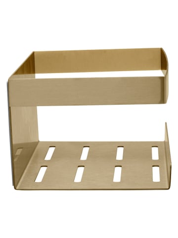 Schöner Wohnen Kollektion Wandablage "Meleto" in Gold - (B)11,5 x (H)8 x (T)25 cm