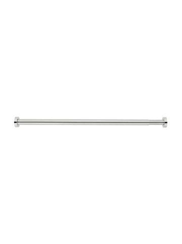 Schöner Wohnen Kollektion Teleskop-Duschvorhangstange "Obleon" in Silber - (L)115 cm