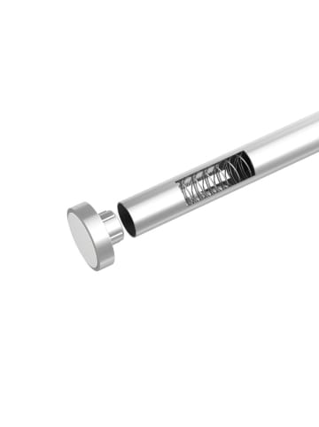 Schöner Wohnen Kollektion Teleskop-Duschvorhangstange "Obleon" in Silber - (L)185 cm