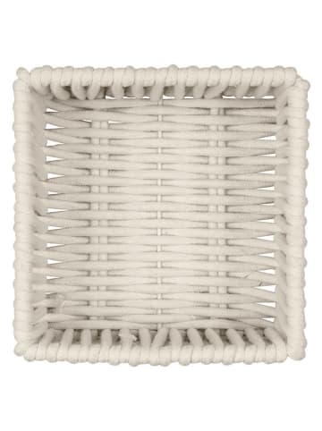 Schöner Wohnen Kollektion Badkorb "Zovo" in Creme - (B)20 x (H)10 x (T)20 cm
