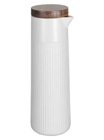 Schöner Wohnen Kollektion Essig- & Ölspender "Refia" in Weiß/ Braun - 350 ml