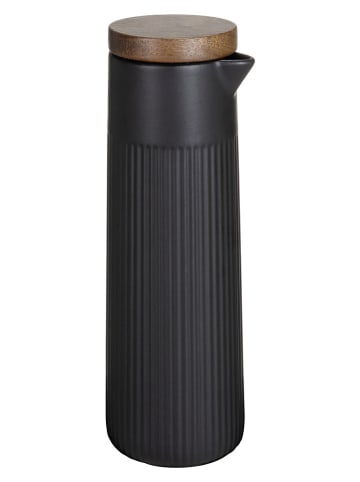 Schöner Wohnen Kollektion Ölspender "Refia" in Schwarz/ Braun - 350 ml