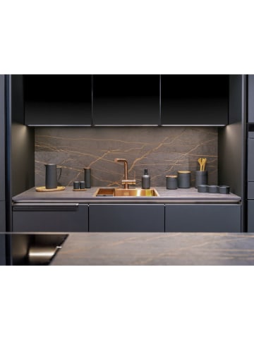 Schöner Wohnen Kollektion Ölspender "Refia" in Schwarz/ Braun - 350 ml