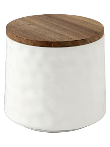 Schöner Wohnen Kollektion Aufbewahrungsdose "Adelle" in Weiß/ Braun - 550 ml