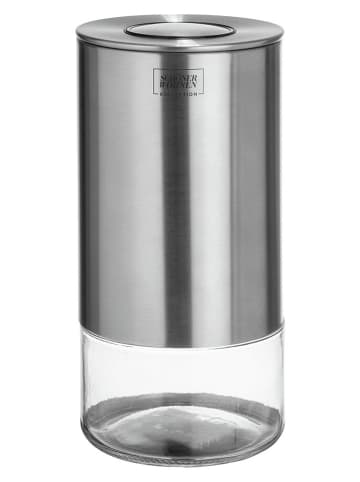Schöner Wohnen Kollektion Aufbewahrungsdose "Enola" in Silber - 980 ml