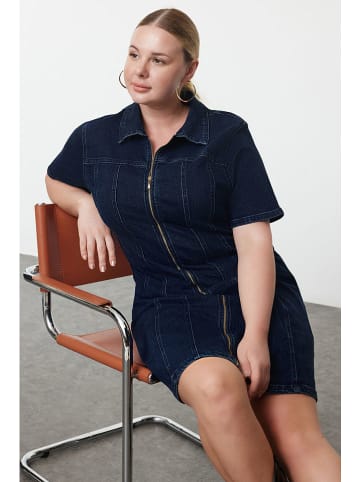 trendyol Spijkerjurk donkerblauw