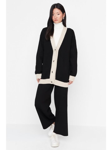 trendyol 2tlg. Outfit in Schwarz/ Beige