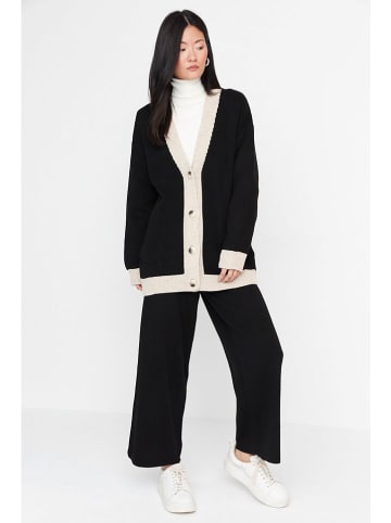 trendyol 2-delige outfit zwart/beige