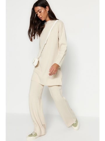 trendyol 2tlg. Outfit in Creme