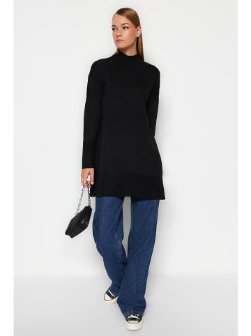 trendyol Sweter w kolorze czarnym