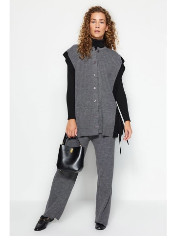 trendyol 2tlg. Outfit in Grau/ Schwarz