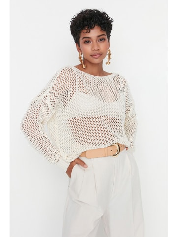 trendyol Pullover in Creme
