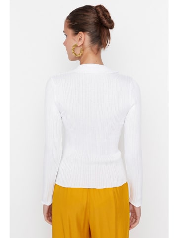 trendyol Koszulka polo w kolorze białym