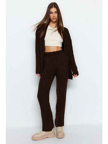 trendyol 2-delige outfit bruin