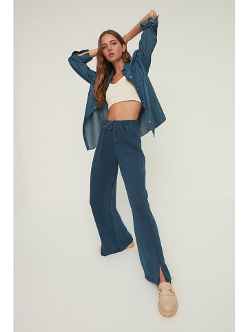 trendyol Sweatbroek blauw