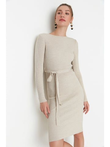 trendyol Gebreide jurk zandkleurig