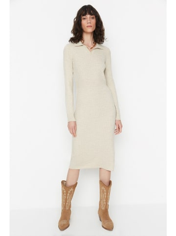 trendyol Strickkleid in Beige