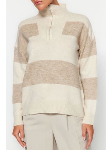 trendyol Pullover in Beige/ Hellbraun