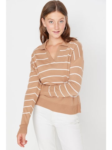 trendyol Pullover in Hellbraun