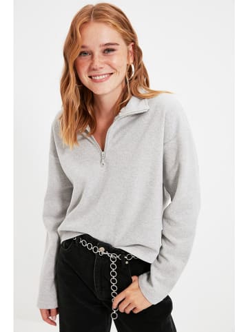 trendyol Bluza w kolorze szarym