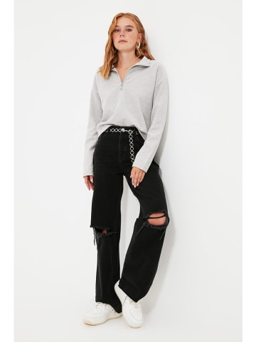 trendyol Sweatshirt in Grau