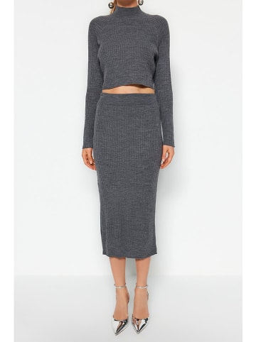trendyol 2tlg. Outfit in Anthrazit