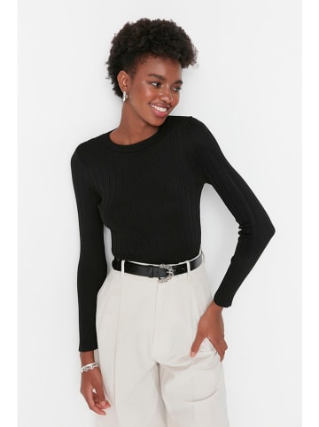 trendyol Sweter w kolorze czarnym
