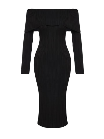 trendyol Gebreide jurk zwart
