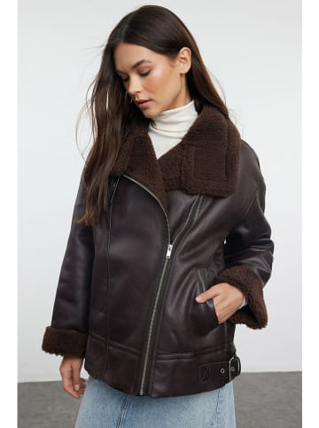 trendyol Winterjas bruin