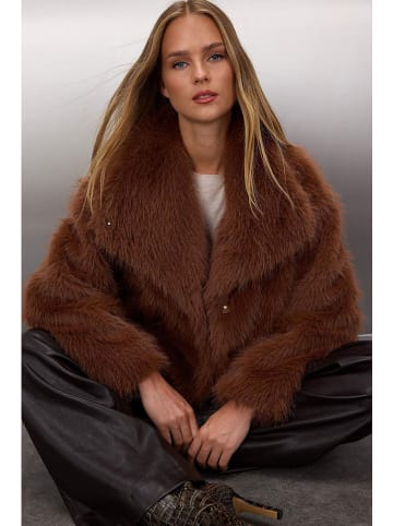 trendyol Teddyjacke in Braun