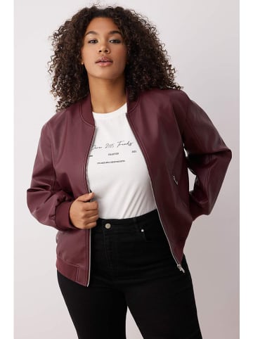 trendyol Kunstlederjacke in Lila