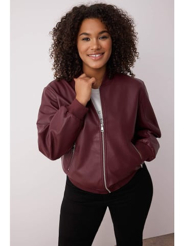 trendyol Kunstleren jas paars