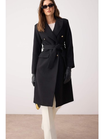 trendyol Płaszcz przejściowy w kolorze czarnym