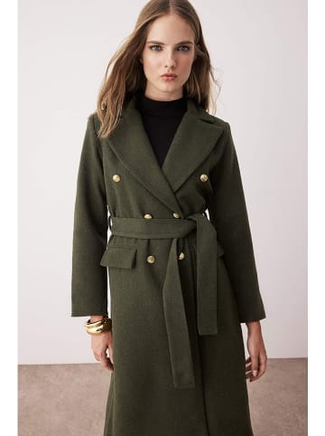 trendyol Übergangsmantel in Khaki