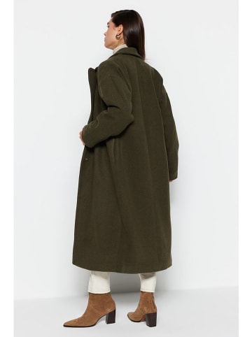 trendyol Płaszcz przejściowy w kolorze khaki