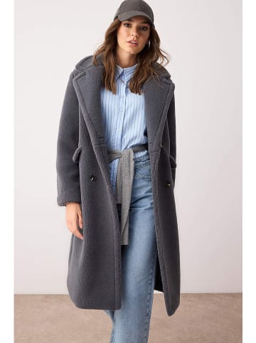 trendyol Teddymantel antraciet