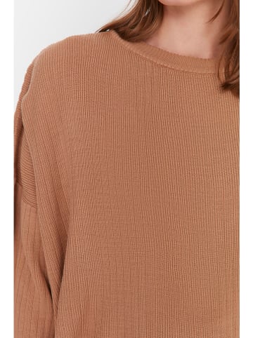 trendyol 2-delige outfit lichtbruin