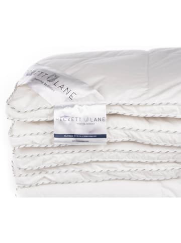 Heckett Lane Duo-Daunen-Bettdecke "Platinum" in Weiß