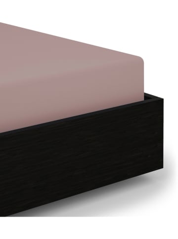 Heckett Lane Satin-Spannebettlaken "Elementi" in Rosa