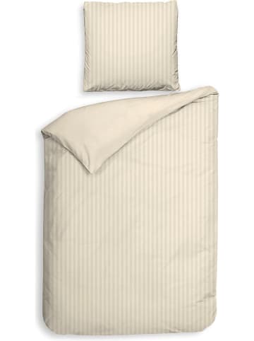 Heckett Lane Satijnen beddengoedset "Banda" crème