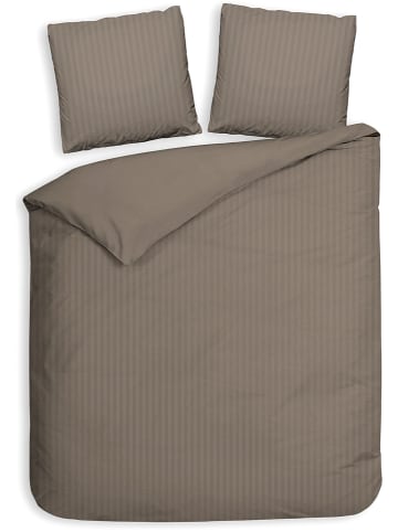 Heckett Lane Satijnen beddengoedset "Banda" bruin