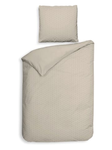Heckett Lane Satijnen beddengoedset "Punto" beige