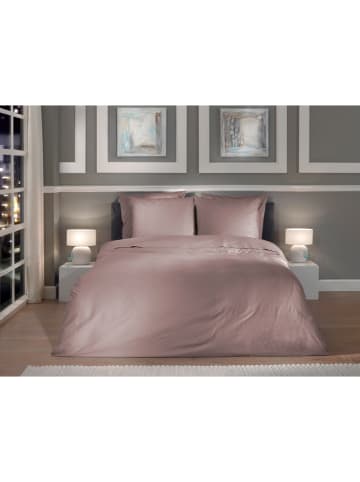 Heckett Lane Satijnen beddengoedset "Punto" lichtroze